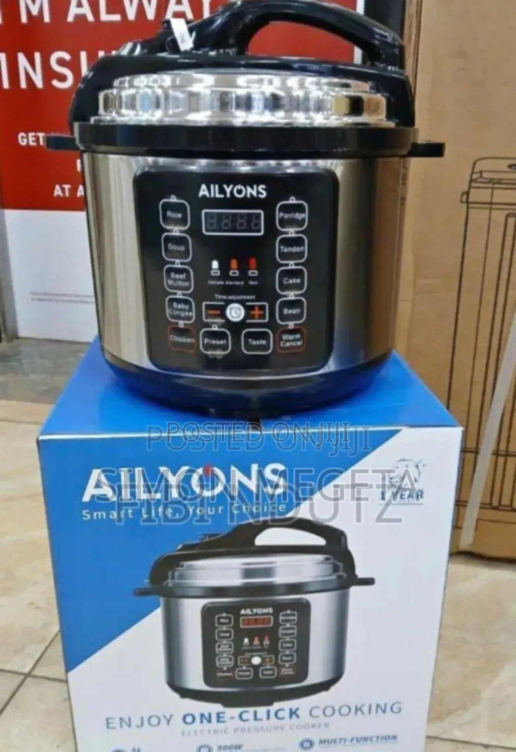 Larger Capacity 6l Ailyons Pressure Cooker