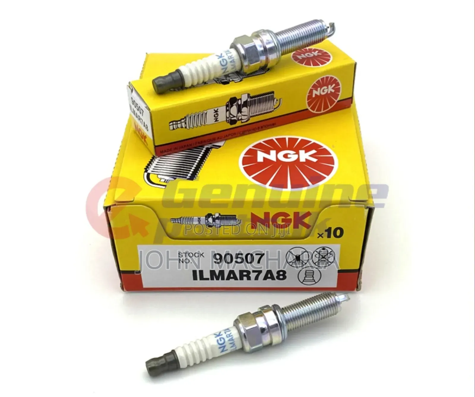 NGK Ilmar7a8 Laser Iridium Sparkplugs STK No. 90507 for Mazda, Suzuki