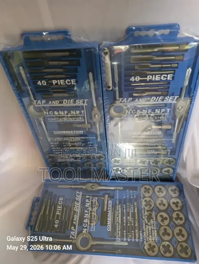 40pc Tap and Die Stock/Quality 40pc Tap and Die Stock Set