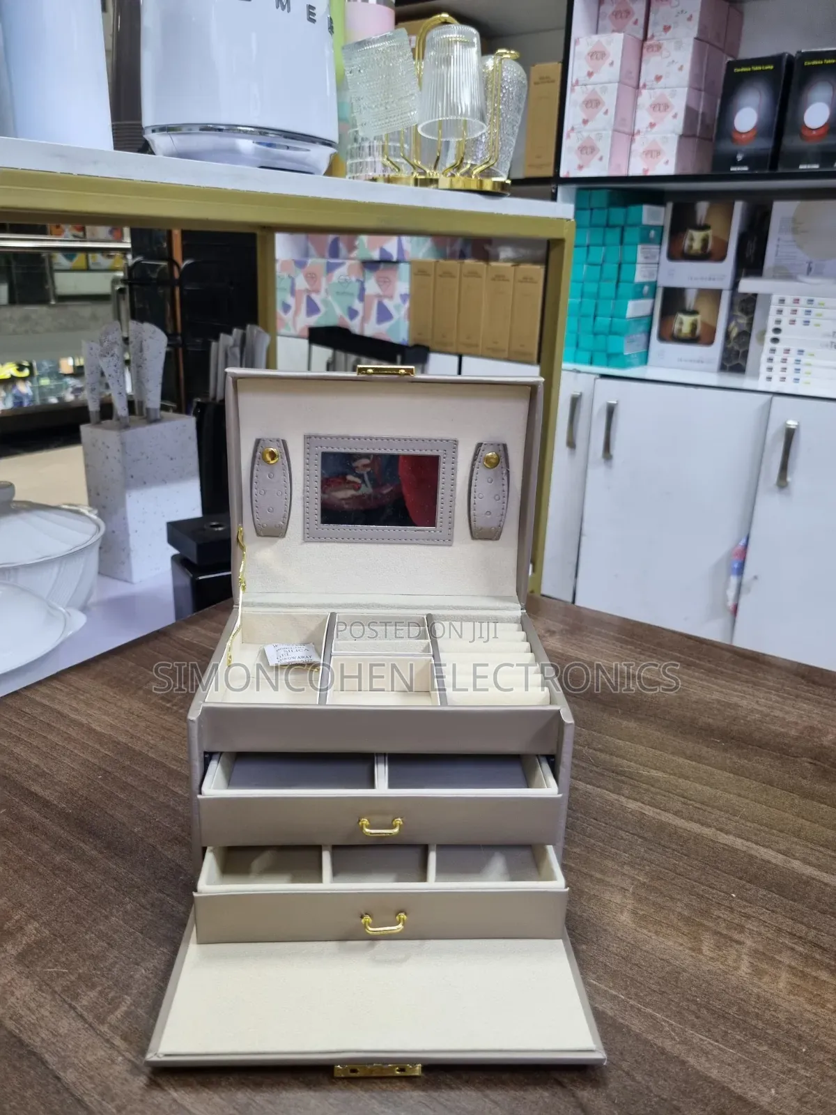 High Quality Jewelry Box Organizer With Mirror