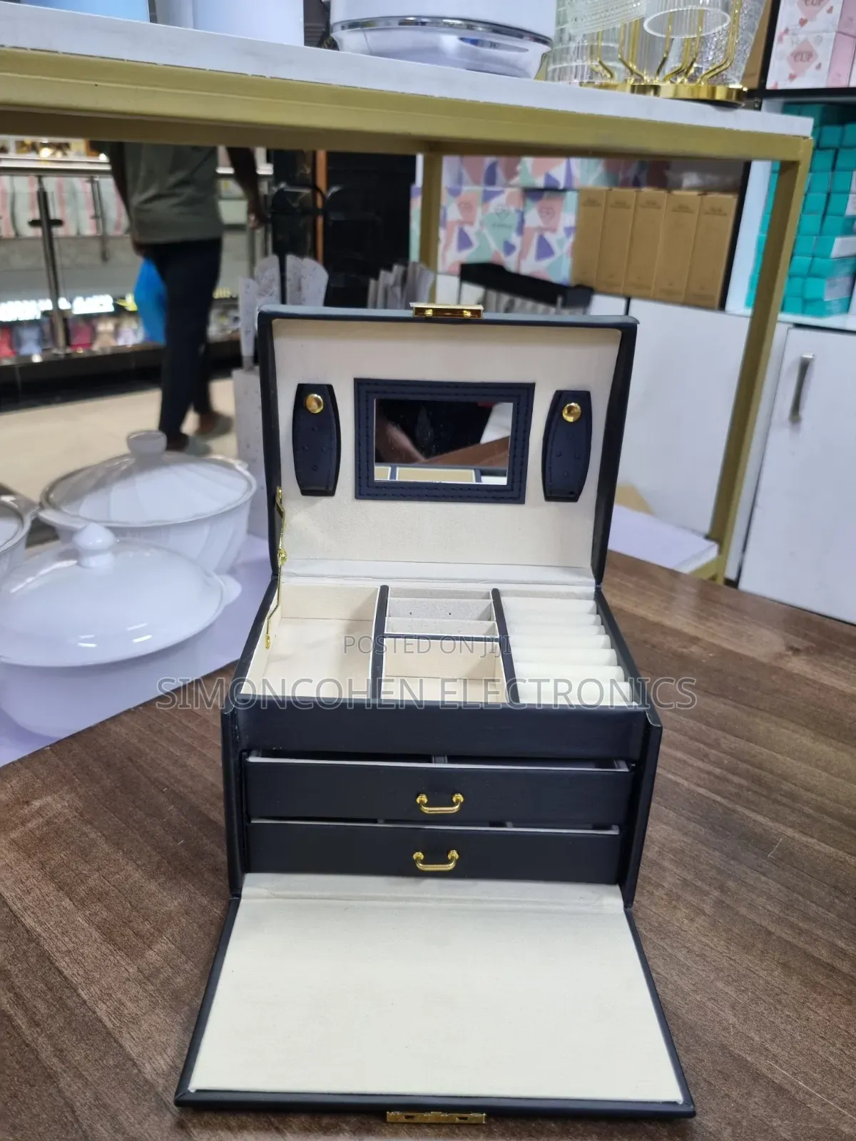 High Quality Jewelry Box Organizer With Mirror