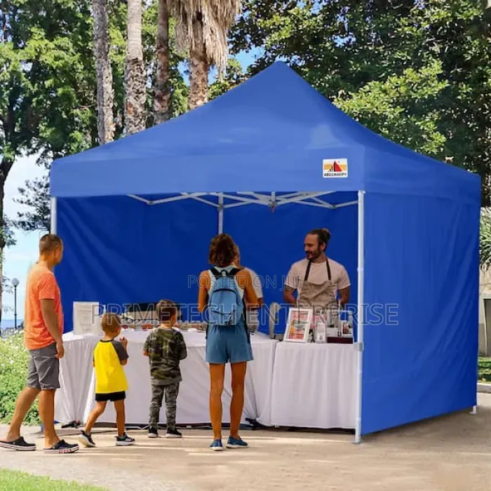 Red Gazebo Tent 3 Metres By 3 Metres