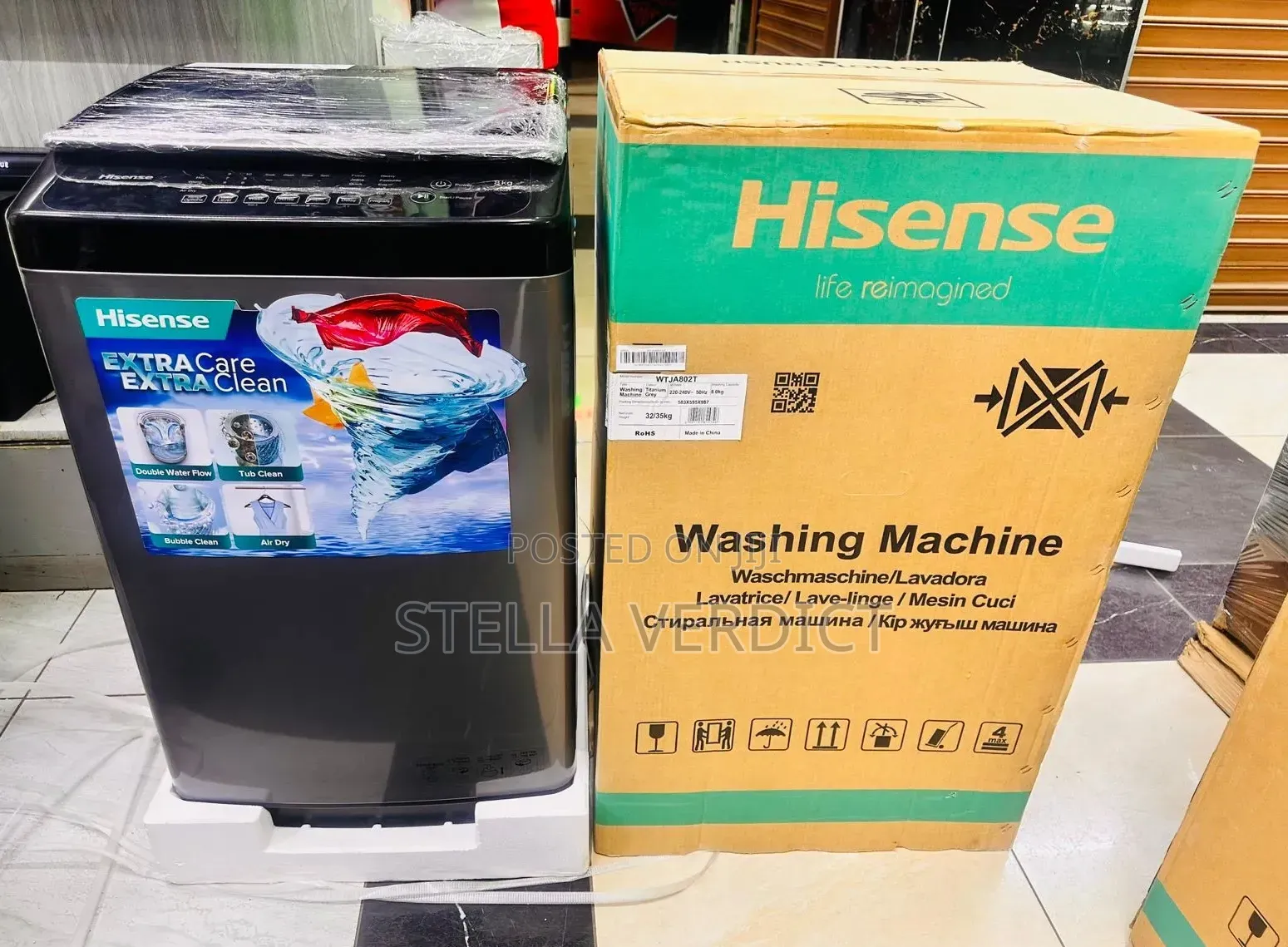 Hisence 14 Kg Full Automatic Washing Machine