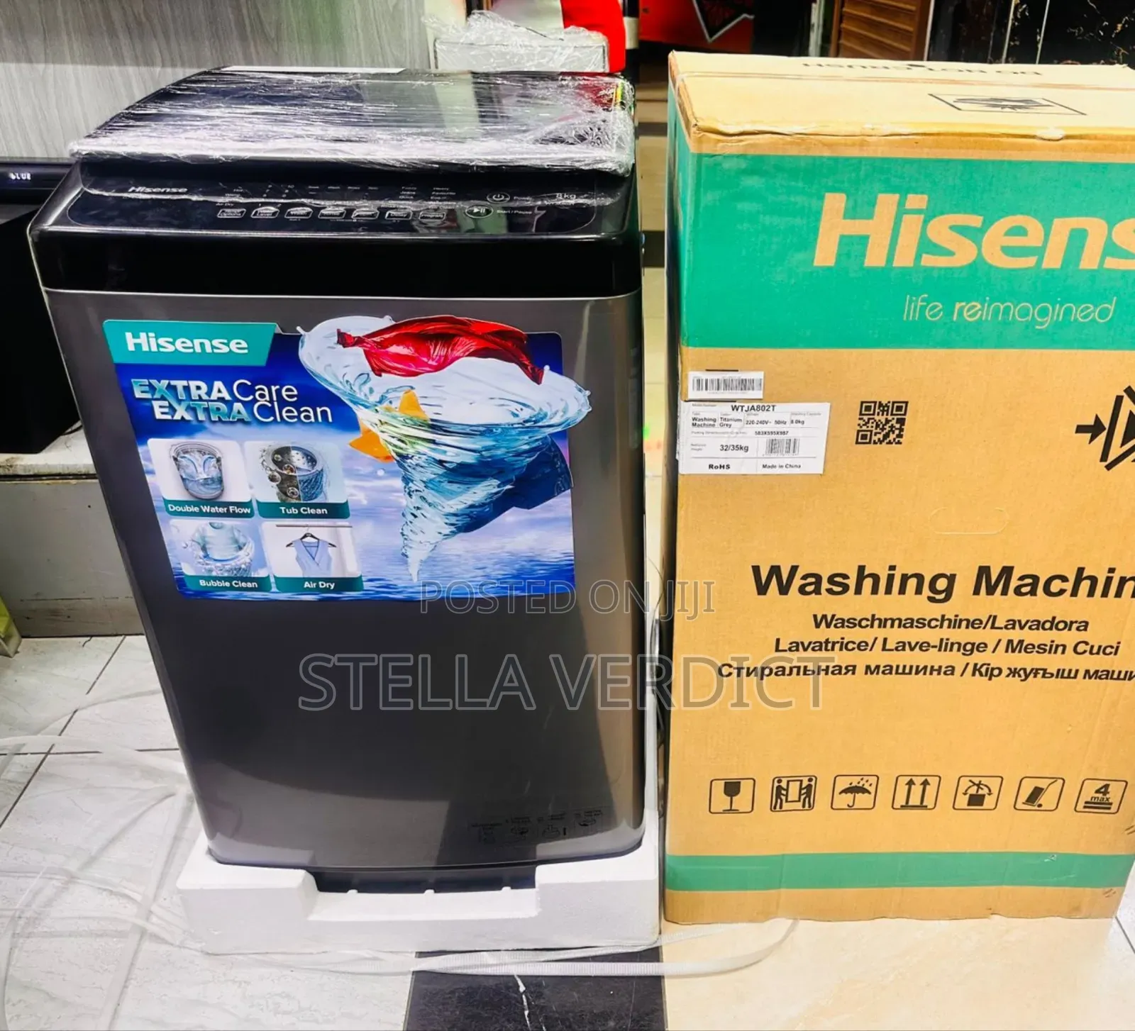 9kg Hisence Full Automatic Washing Machine