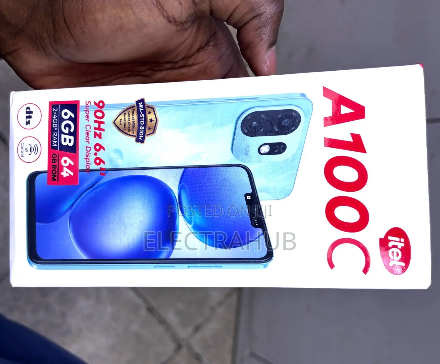 New Itel A100C 64 GB Black