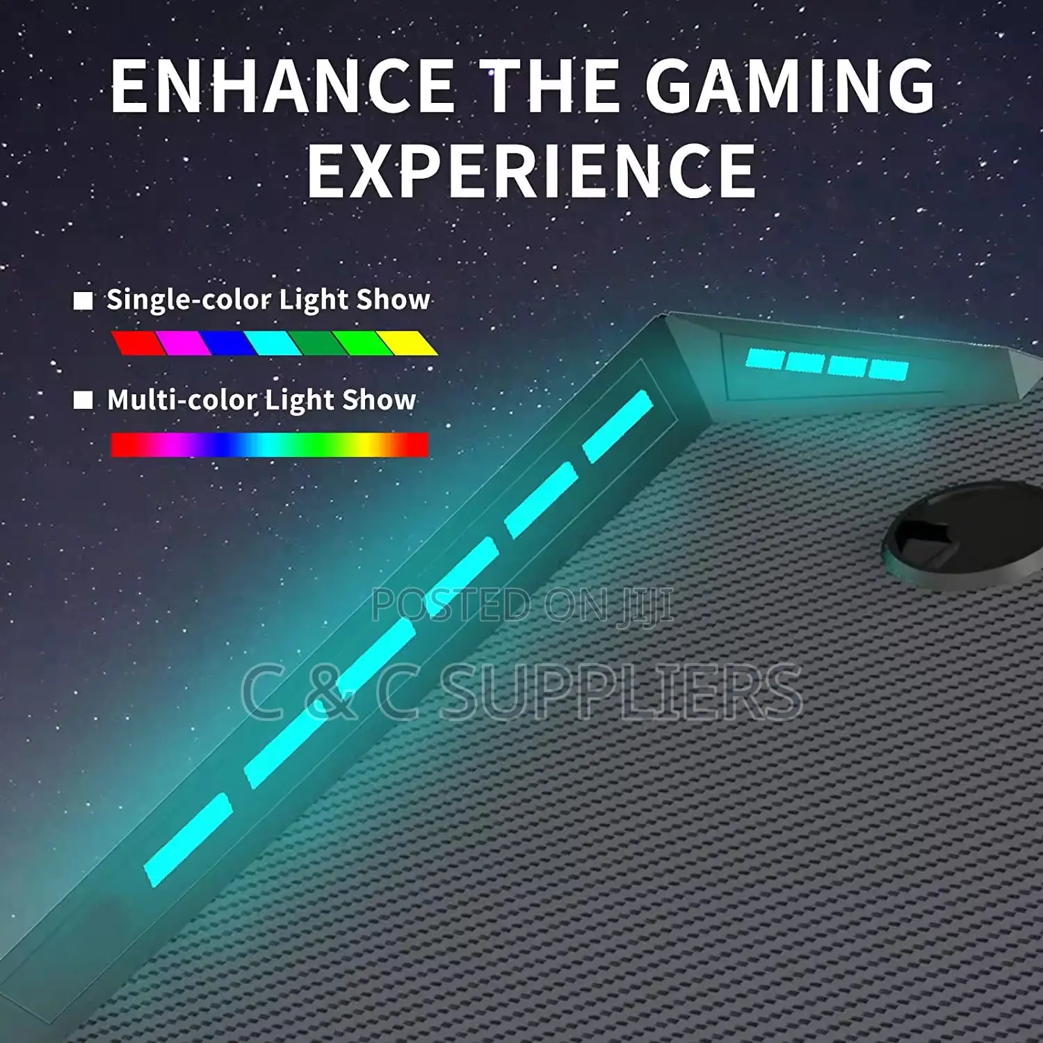 Gaming Desk With Led Lights