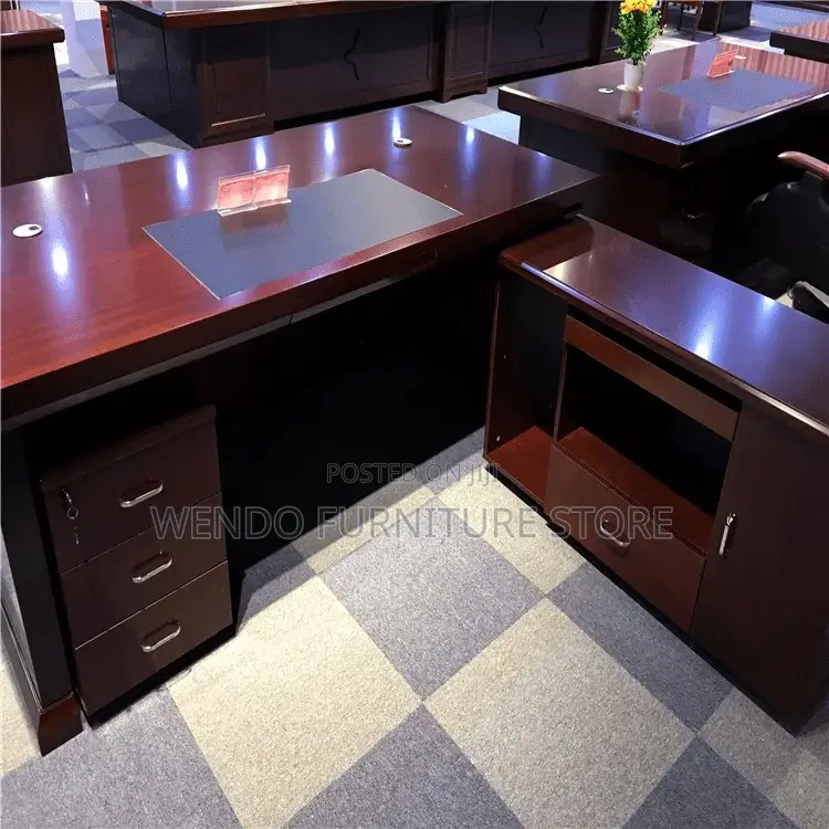 Office Desk; 1.6 Metes Mahogany Executive Office Managers Desks