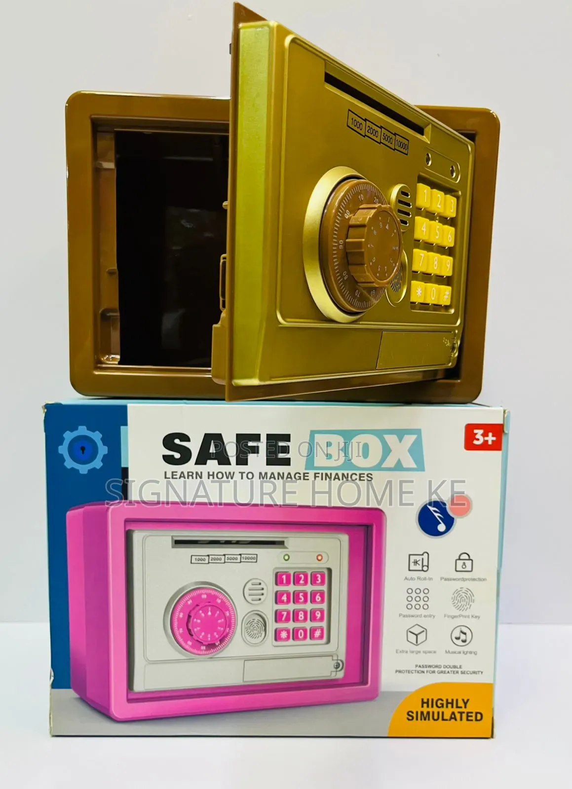 Kid's Safe Box / Money Saving Toy Box