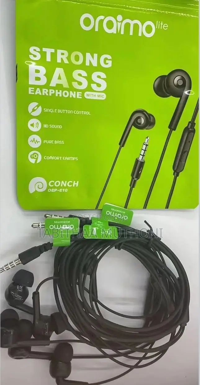 Oraimo Strong Bass Earphones