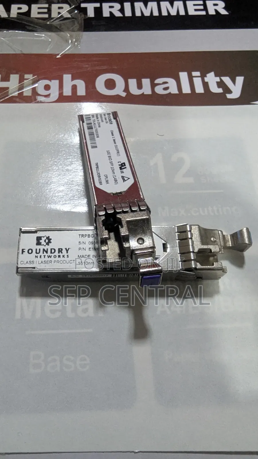 Brocade/Foundry E1mg-BXD/U-10 Microtik Compatible 1g-Bx SFP Pair