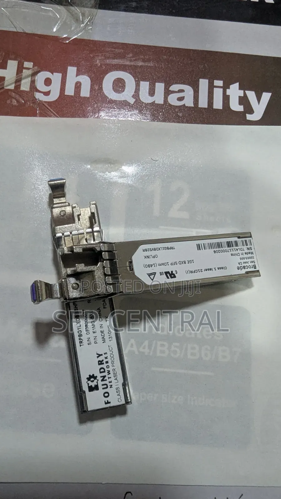 Brocade/Foundry E1mg-BXD/U-10 Microtik Compatible 1g-Bx SFP Pair