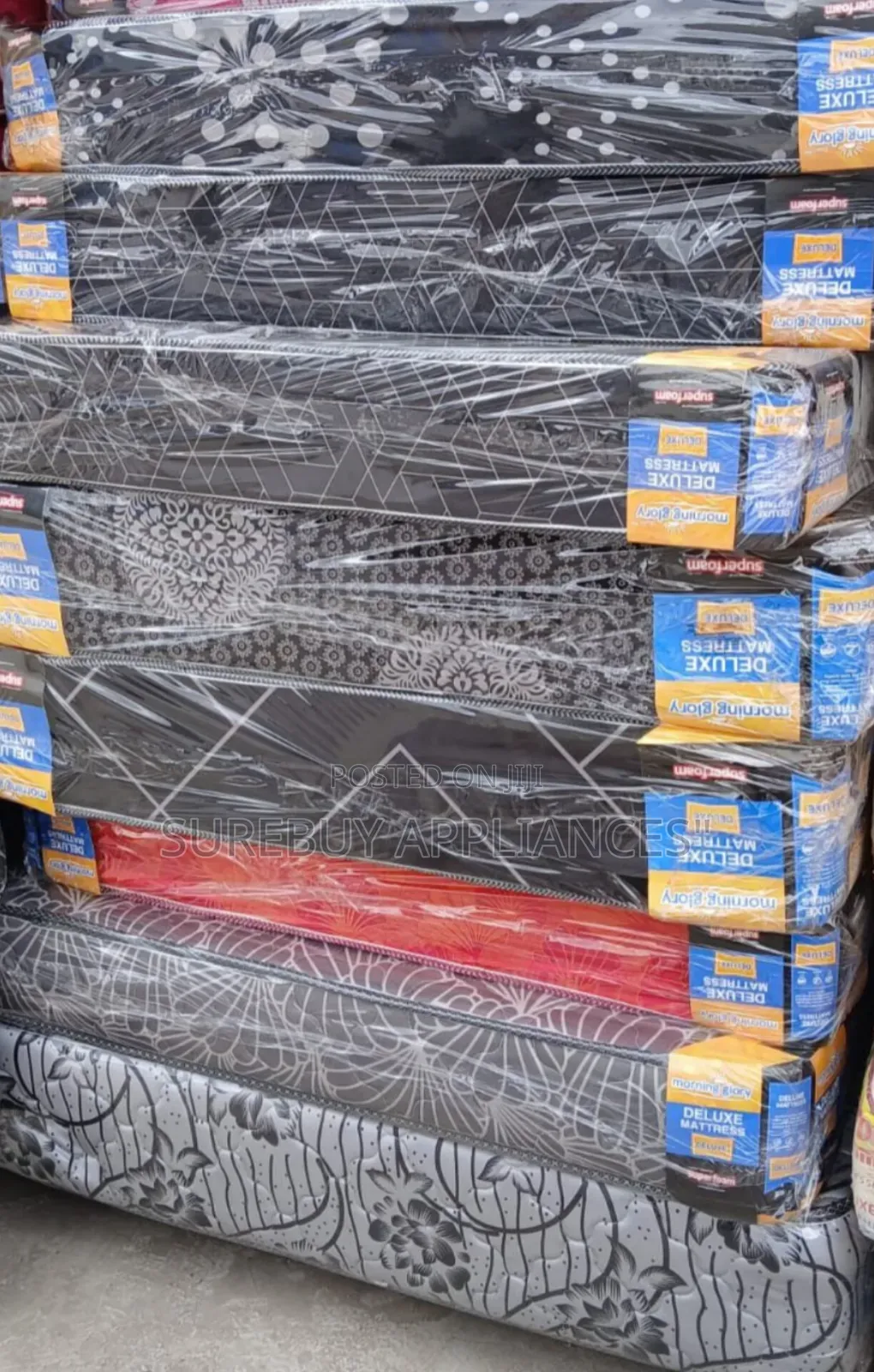 Morning Glory Mattress Superfoam 6×6 12inch Quitend