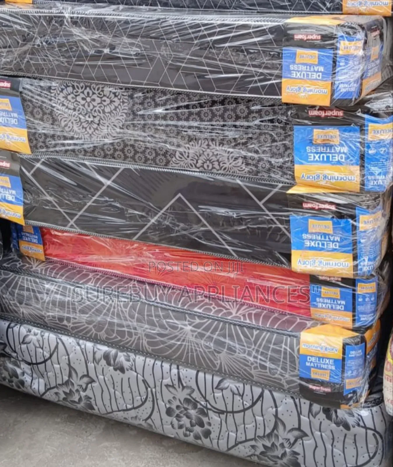 Morning Glory Mattress Superfoam 6×6 12inch Quitend