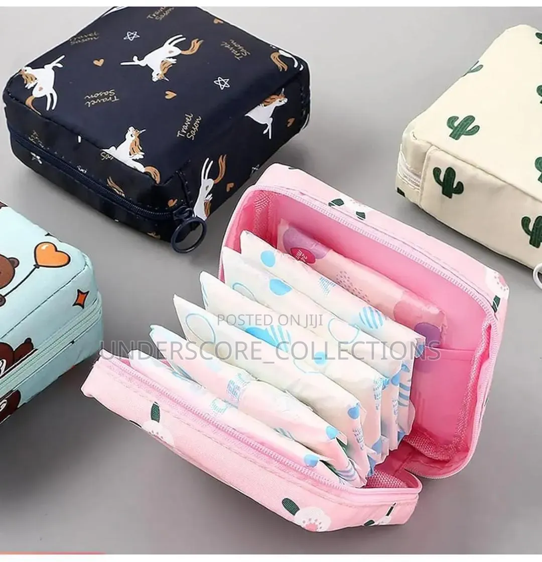 Small Pouch For Women Girls Handbag Sanitary Napkin Storage Bag