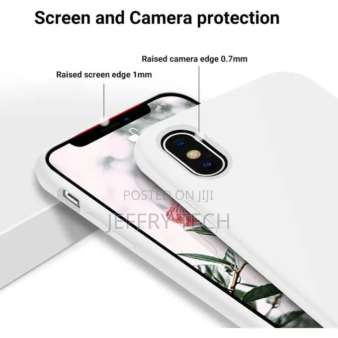 Soft Flexible Silicone Case for Apple iPhone Xs Max, Shockproof Anti-