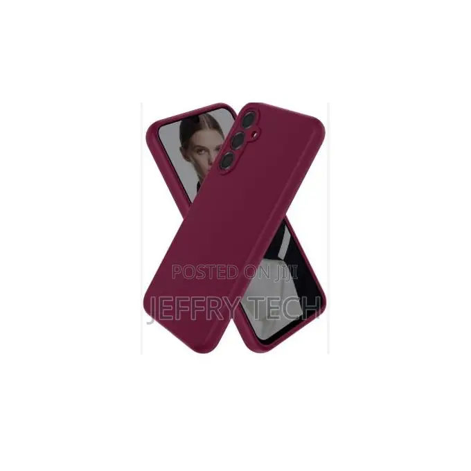 Soft Silicone Case for Samsung Galaxy A16 - Shockproof, Fit, Burgundy