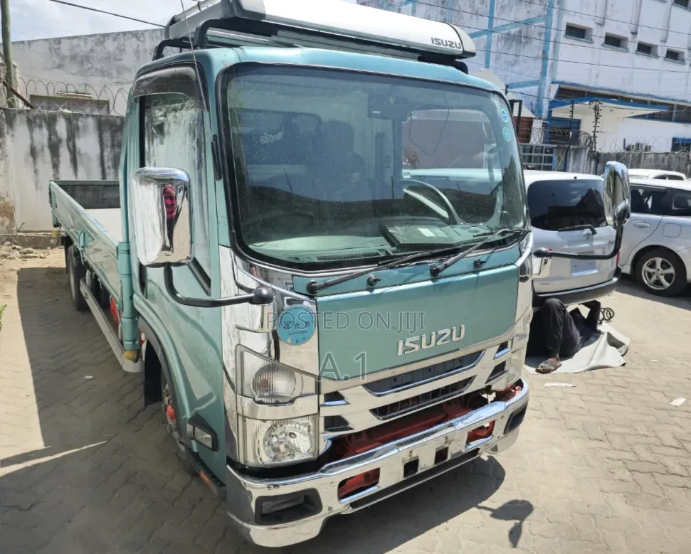 Isuzu Elf Long Chase 2019 Blue