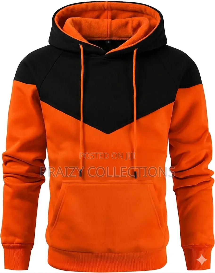 Color Blocked Unisex Hoodies -High Quality