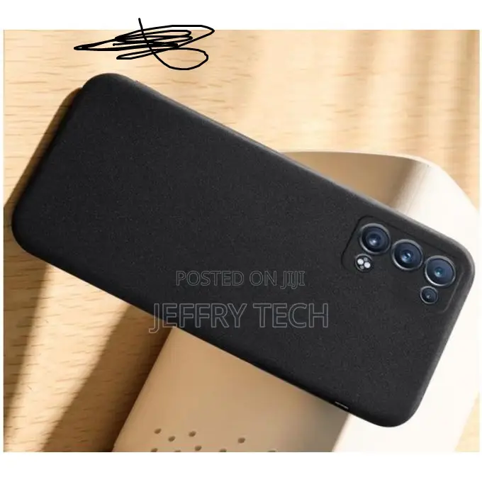 Silicon Back Case for Oppo Reno 6 Pro Plus 5g - Black