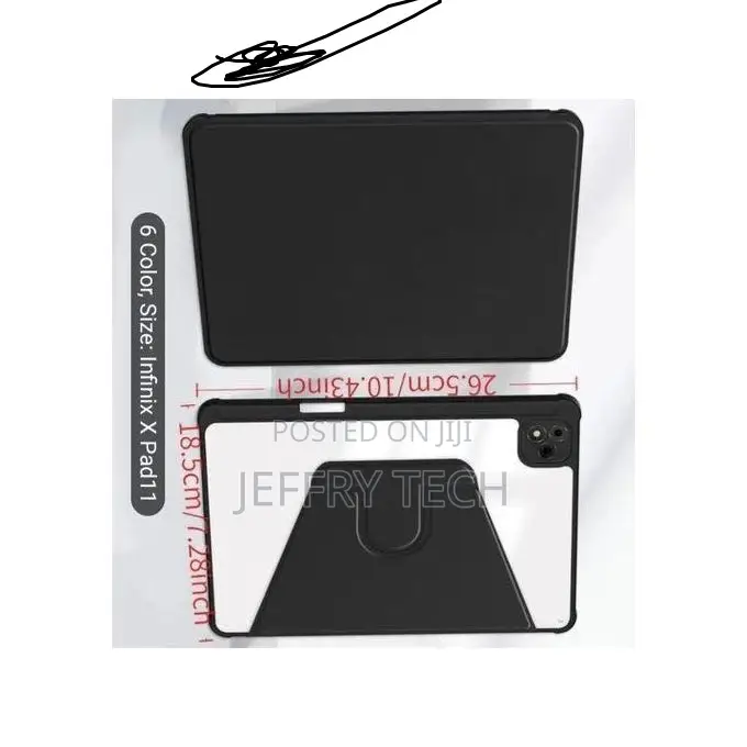 Infinix Xpad 11 Inch Pen Space 360° Degree Rotation Leather Case 2024