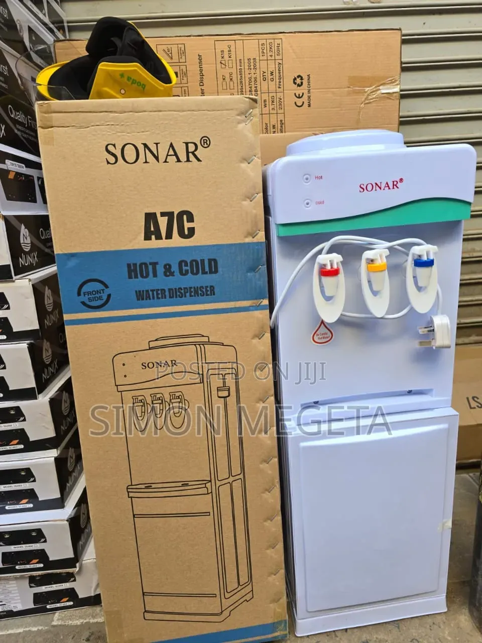 Top Loading Sonar Hot And Cold Dispenser