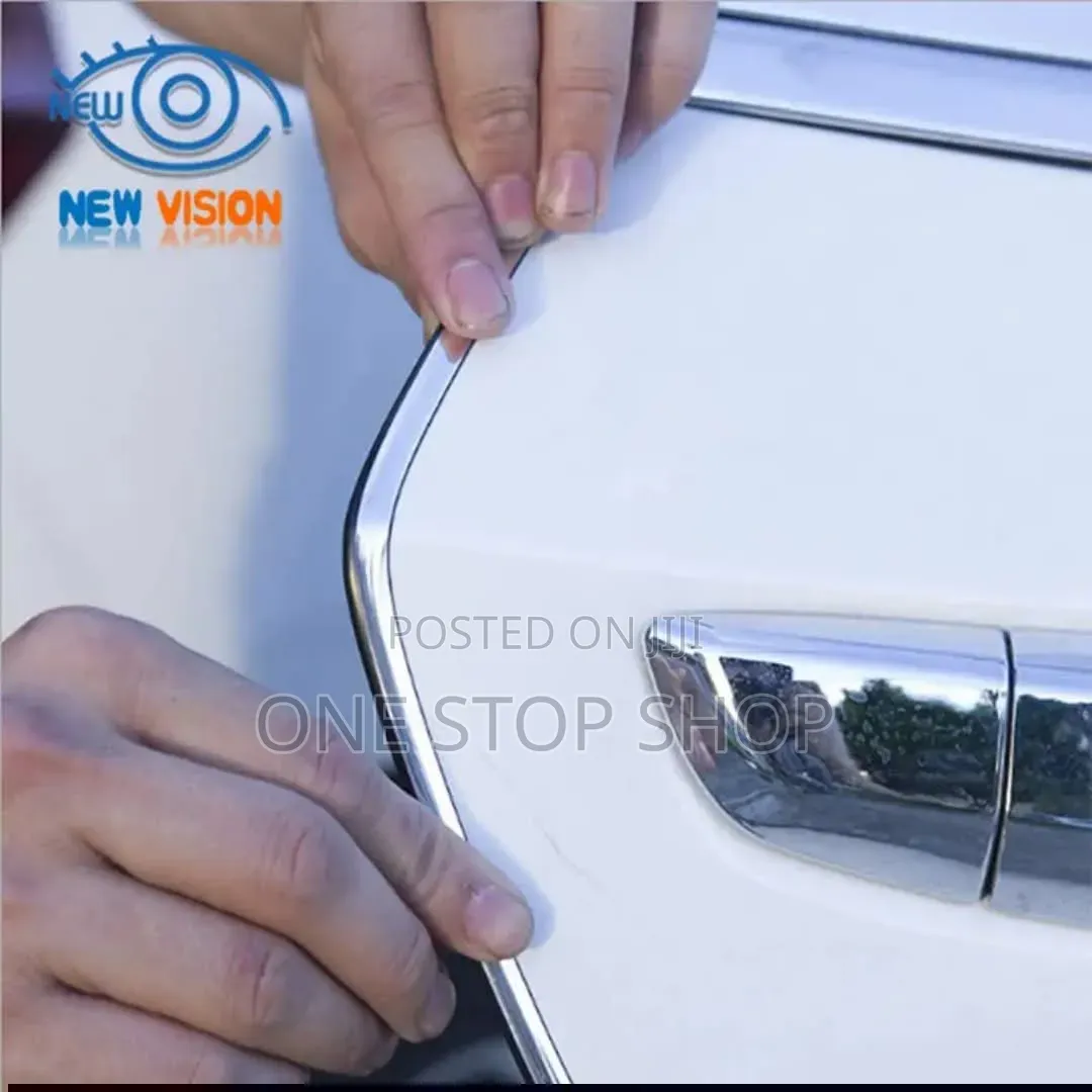 U_ Shaped Flexible Chrome Trim Door Molding