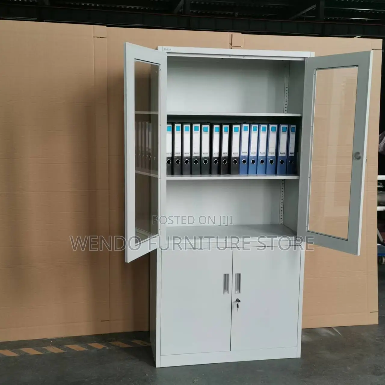 Office Cabinet; Two Doors Steel Documents Office Store Cabinet