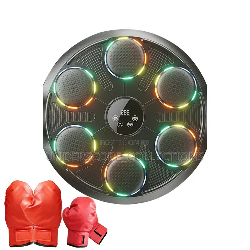 Bluetooth Wall Mounted Punch Boxing Trainer With Led Display