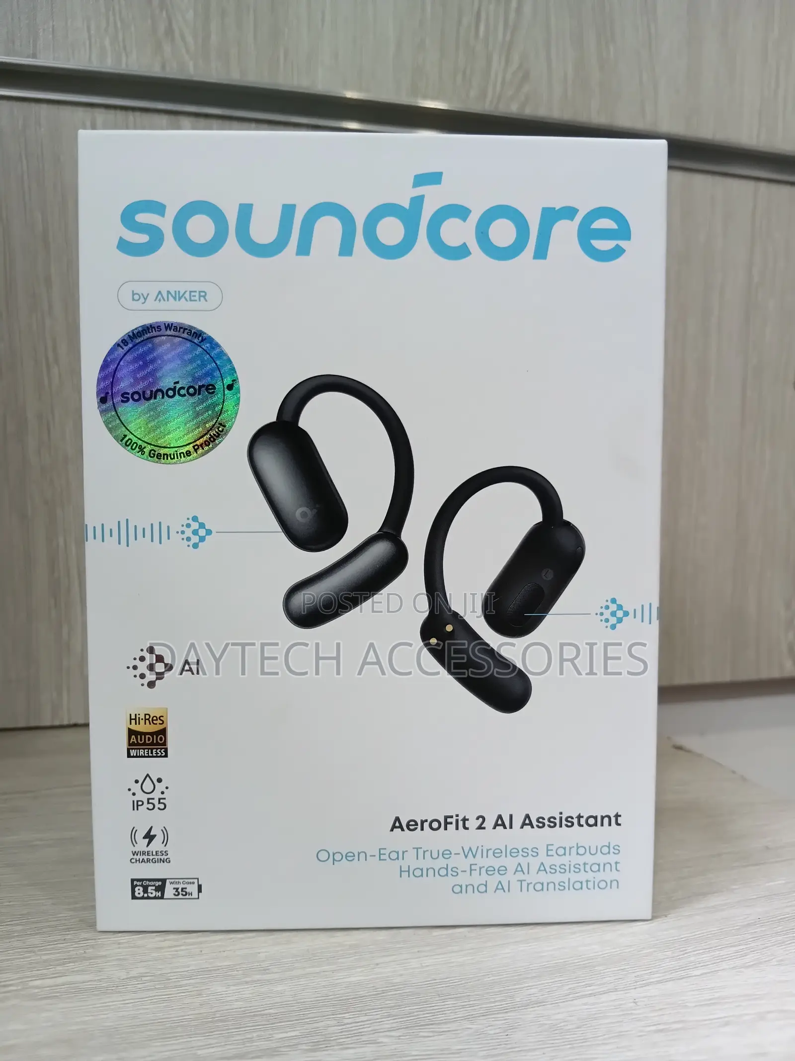 Anker Soundcore Aerofit 2 Adjustable Open-Ear Wireless Earbuds