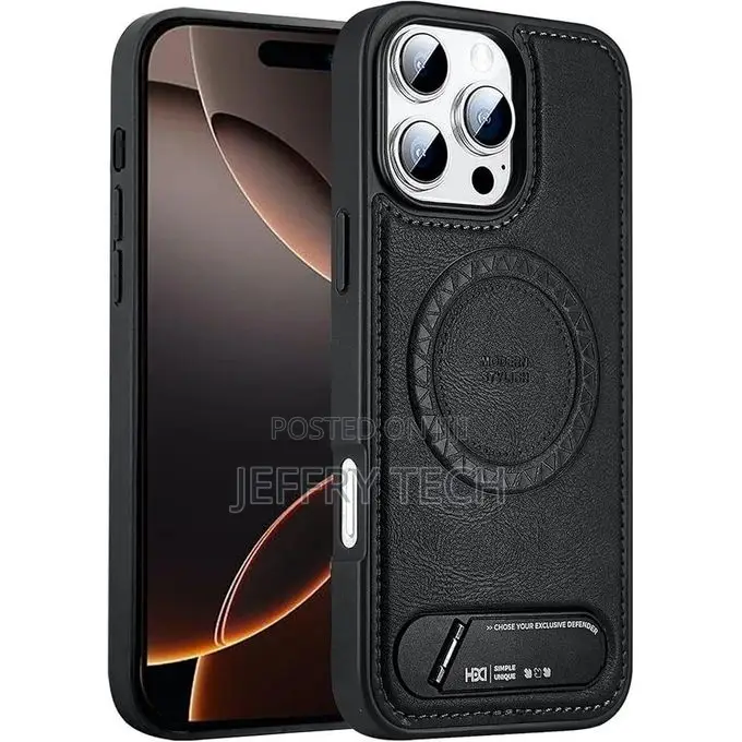 iPhone 15 Pro Max Magsafe Leather Case