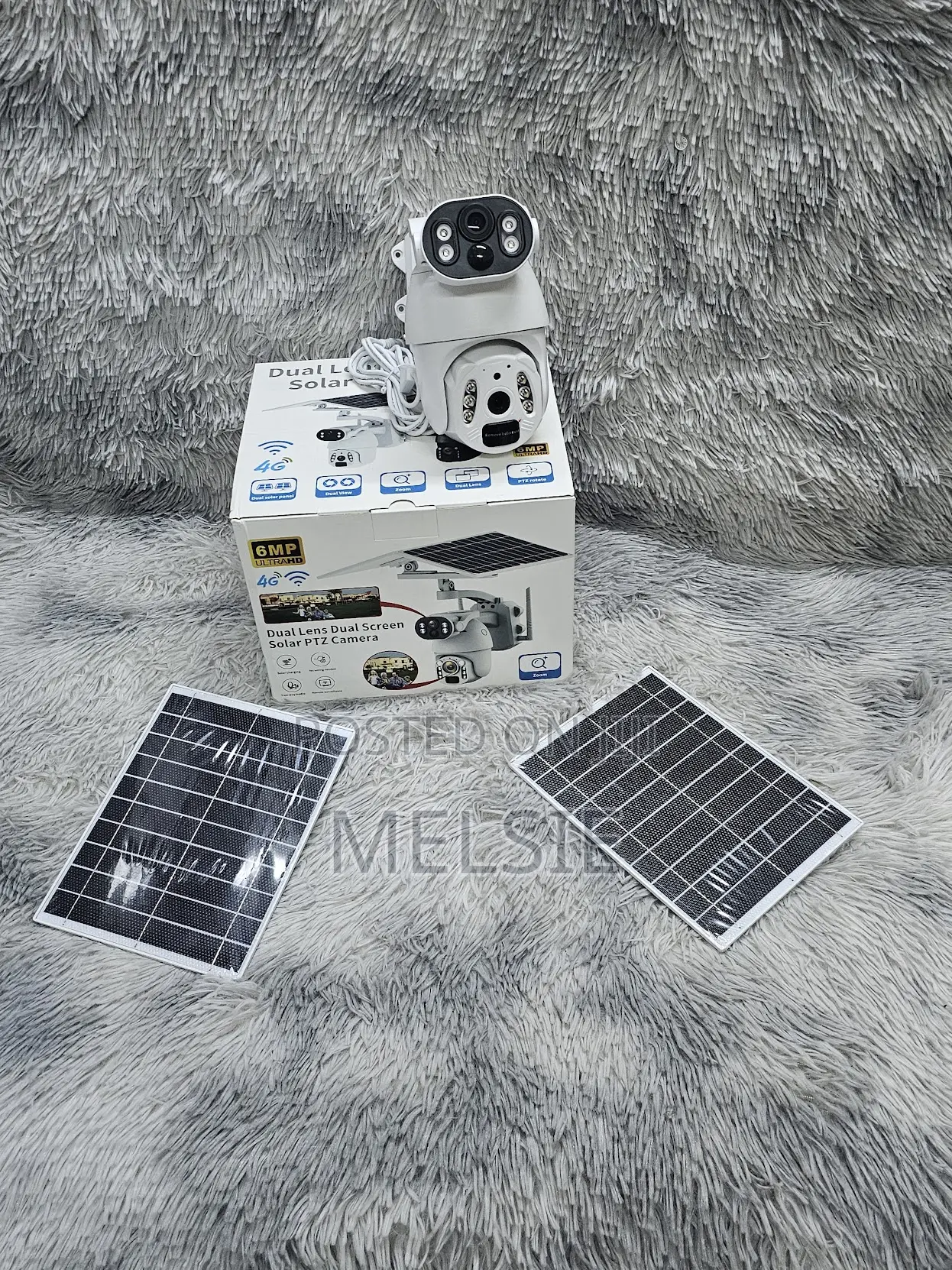 Ubox 6mp Dual Lens Smart Outdoor Surveillance Camera