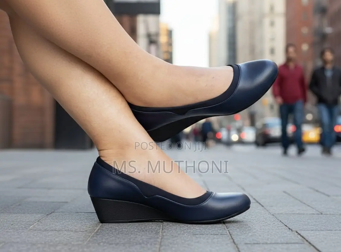 Low-Wedge Closed Platform Shoes for Women Size 37-42