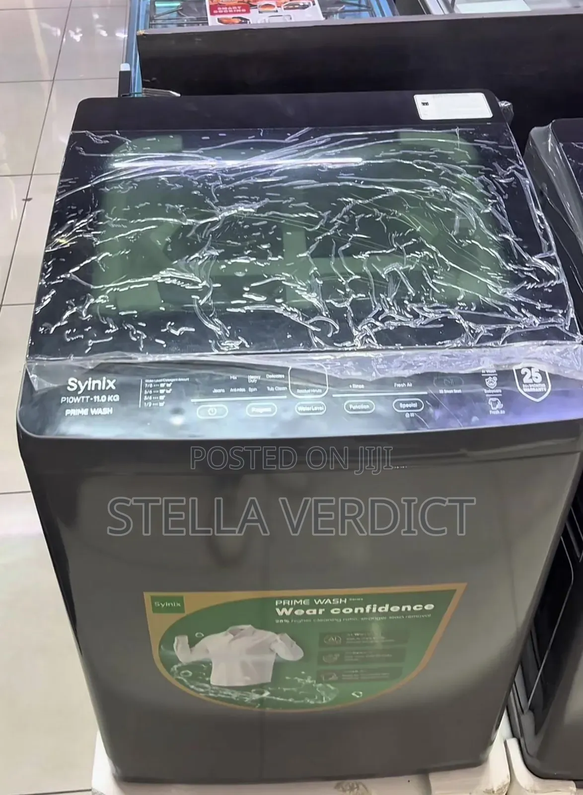 8 Kg Syinix Top Load Full Automatic Washing Machine