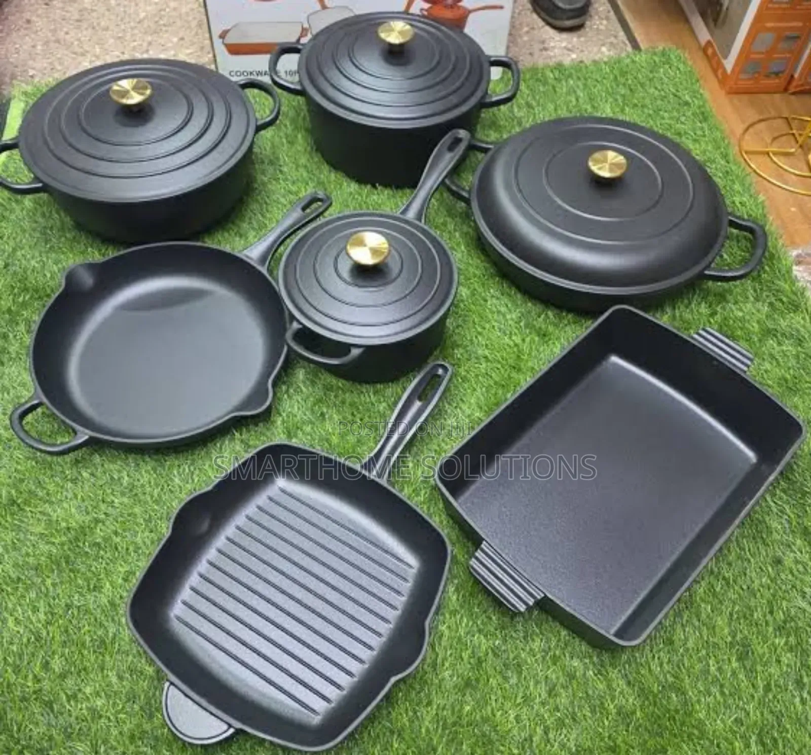 The Cast Iron Cooking Pot - Enamel Multi-Purpose Pot for Kitchen