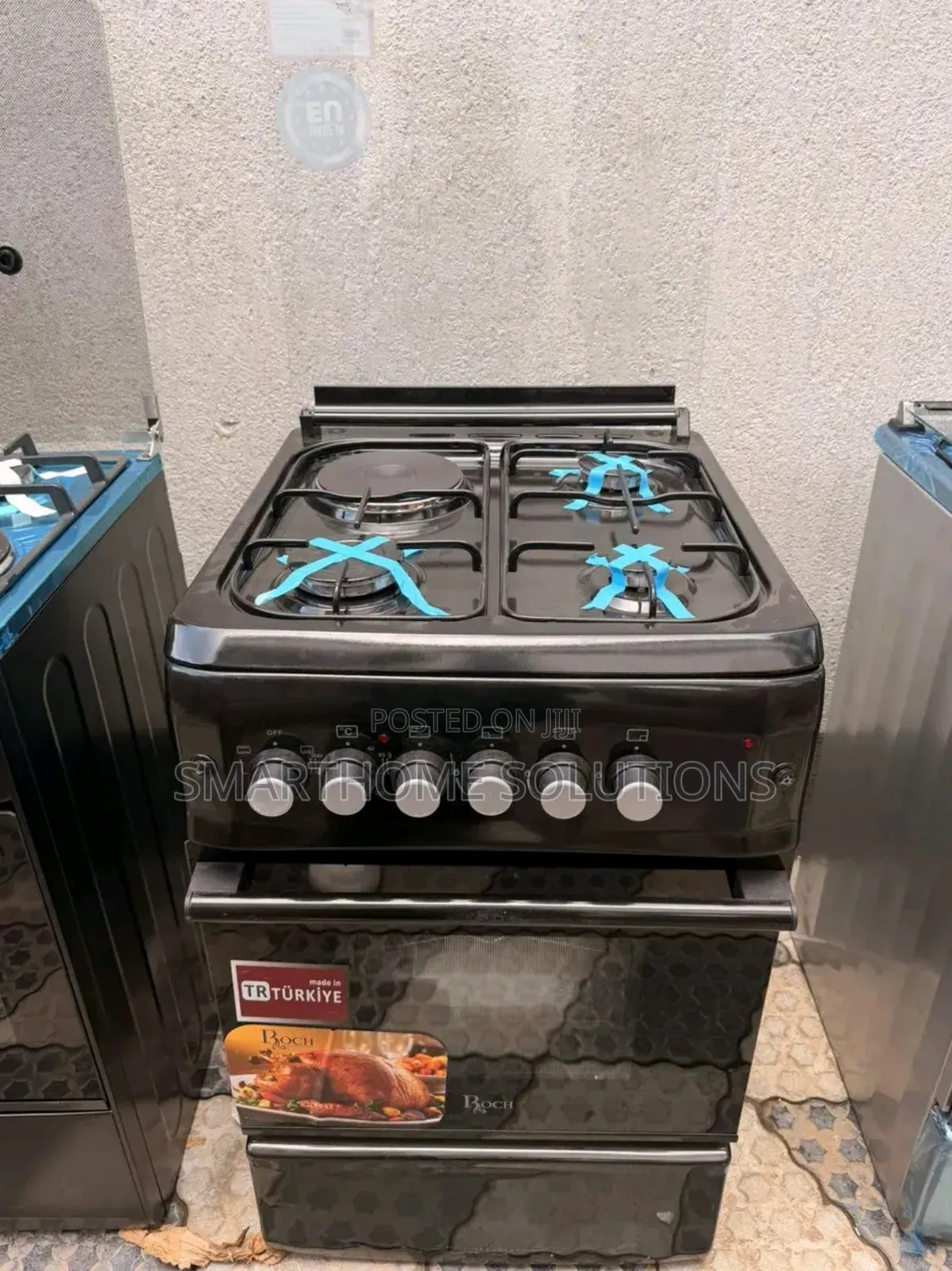 Roch Standing 3g,1e Gas Cooker (Turkey Premium) 50*55 - Electric Oven