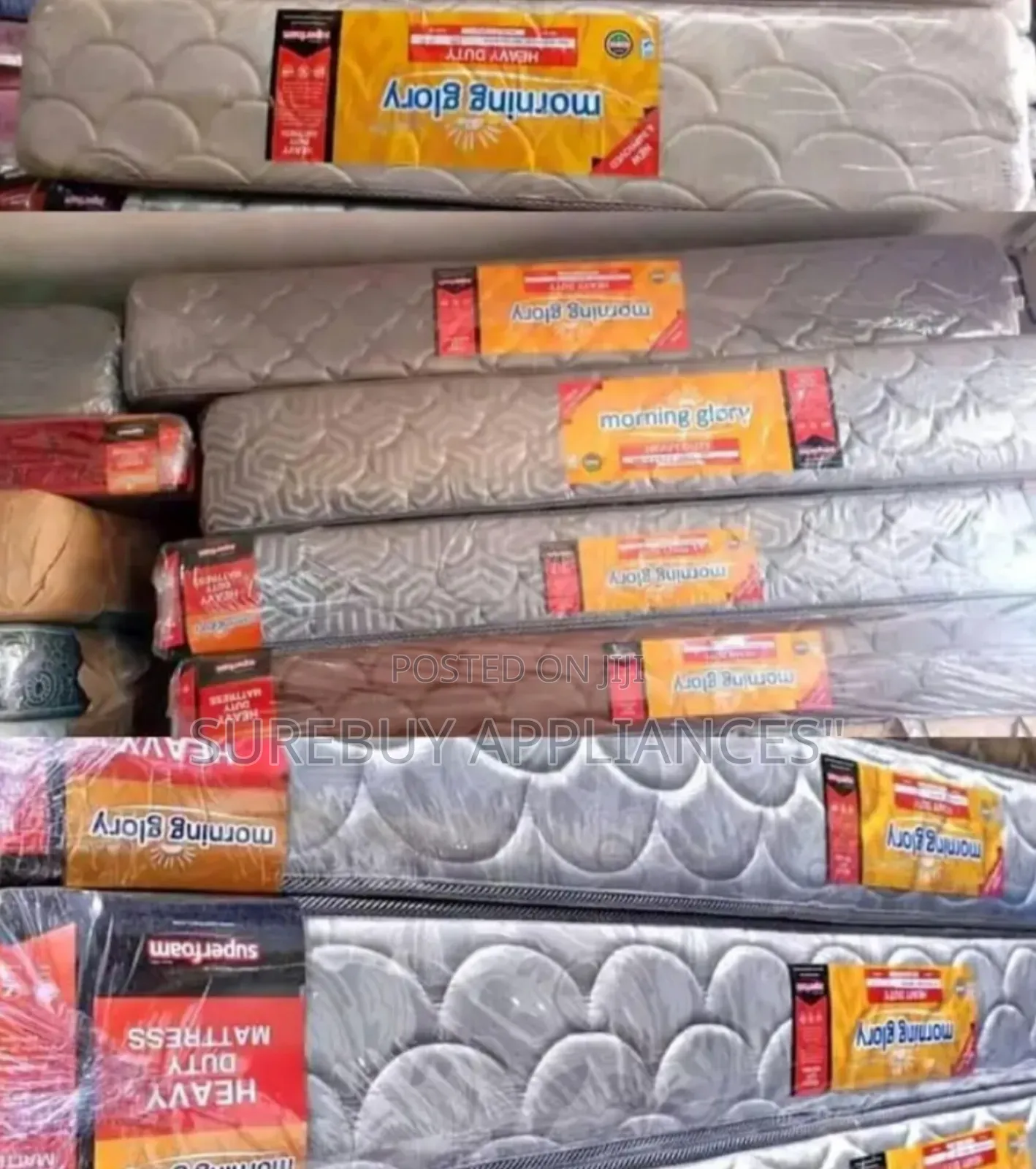 Morning Glory 41/2 8-Inch Medium Density Quilted Mattress