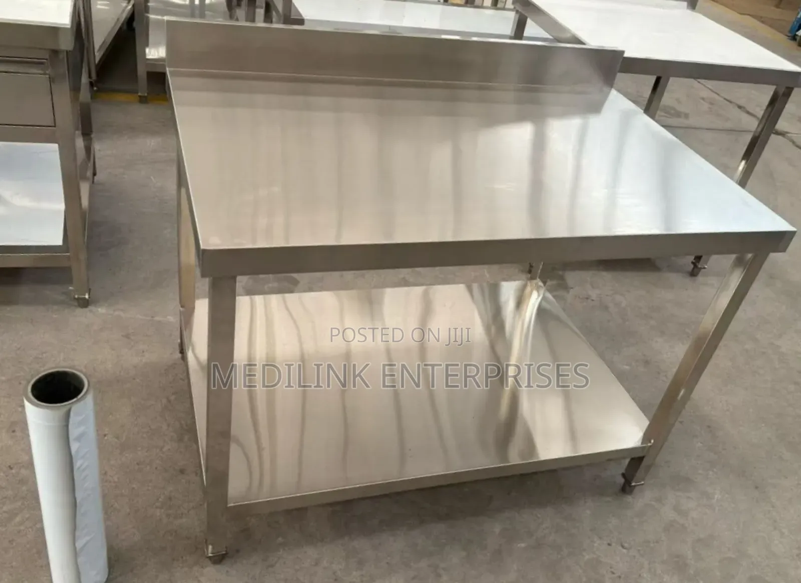 4*2ft Stainless Working Tables Open