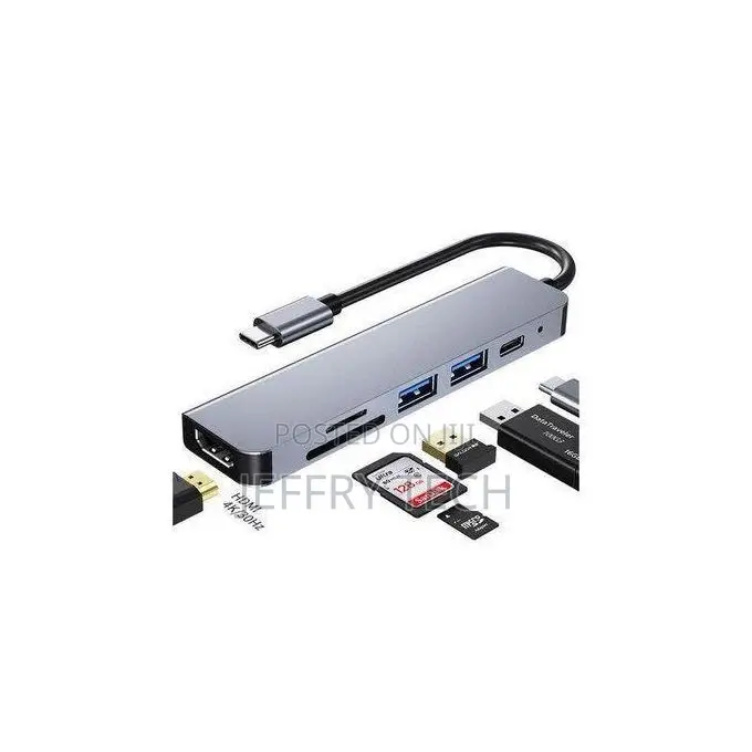 Type C to Hdmi HDTV 6 in 1