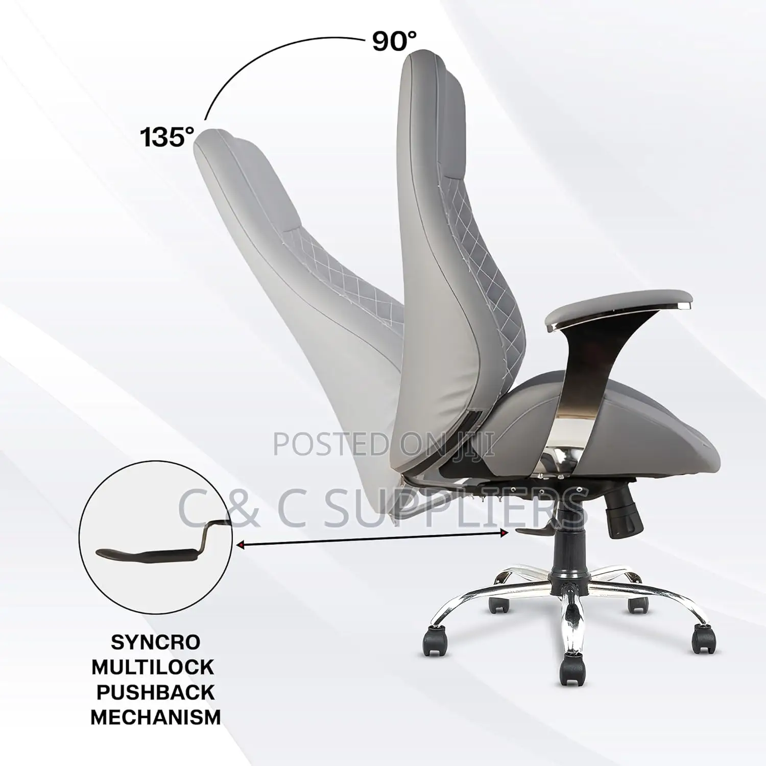 Executive Leather Office Seat