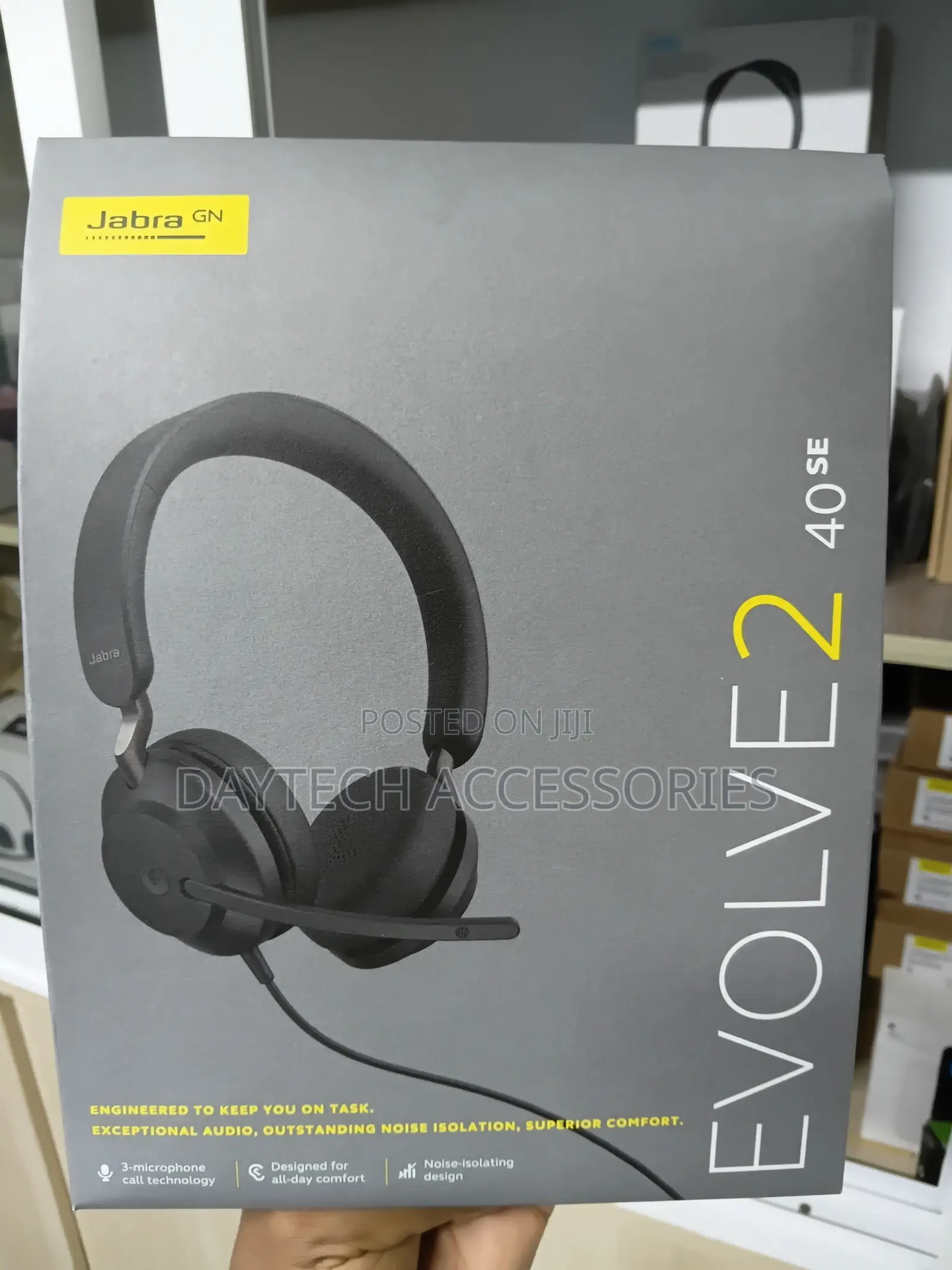Jabra Evolve2 40 Se Stereo Wired on-Ear Headset