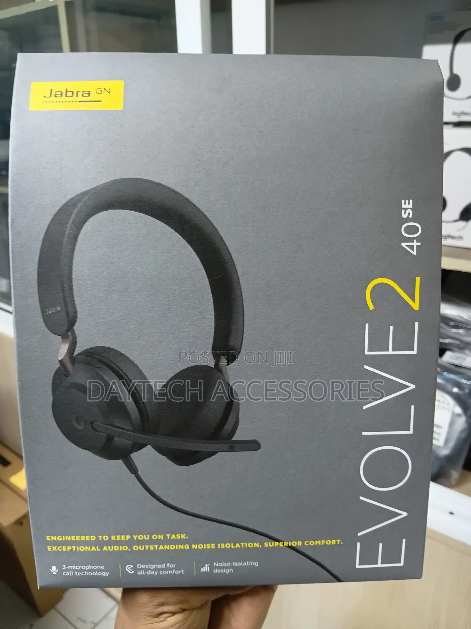 Jabra Evolve2 40 Se Stereo Wired on-Ear Headset