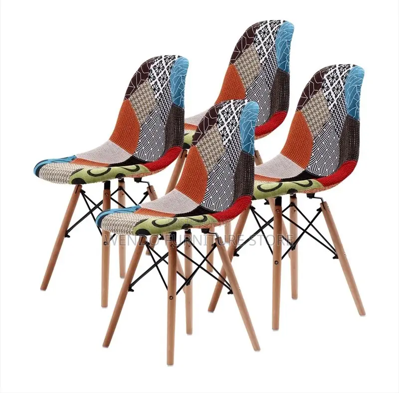Dining Chairs; Durable Multicolored Eames Dining Chairs