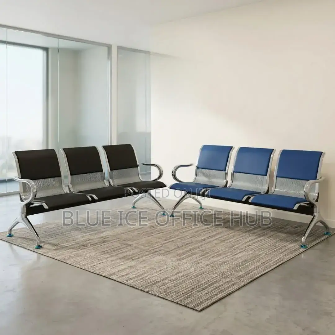 Office 3 Seater Reception Bench Waiting Chair