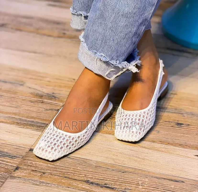 Ballerina Mesh Slingback Flats (Size 37-42)
