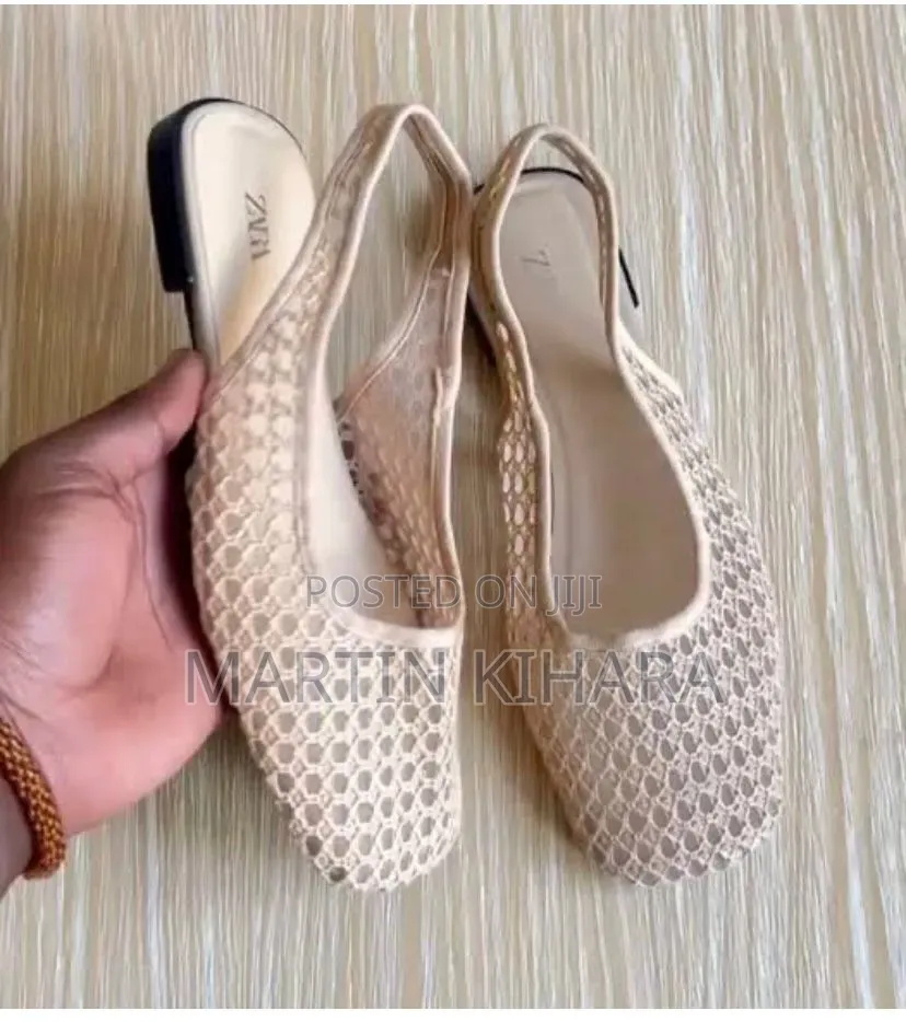 Ballerina Mesh Slingback Flats (Size 37-42)