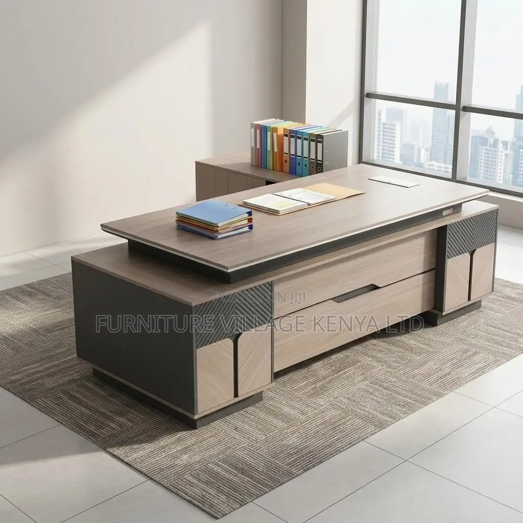 240cm L-Shaped Directors Table.