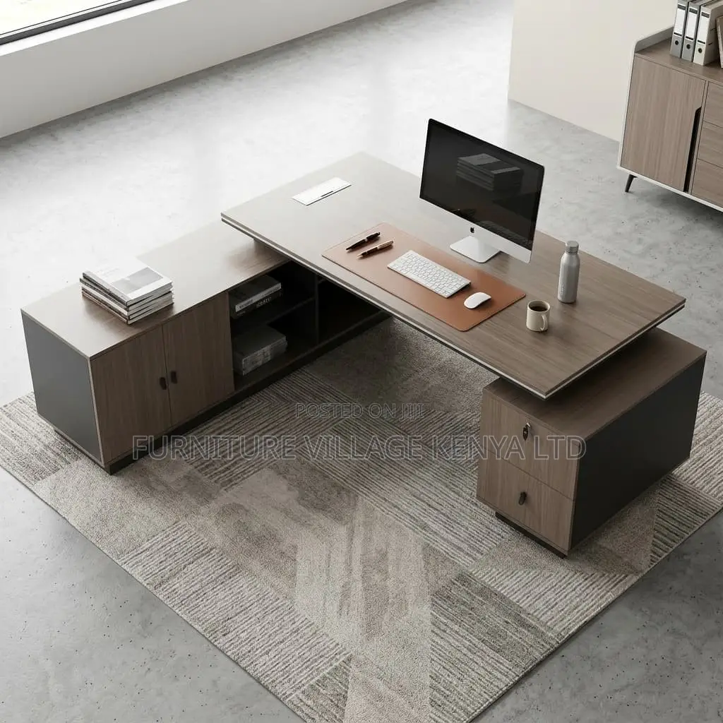 240cm L-Shaped Directors Table.