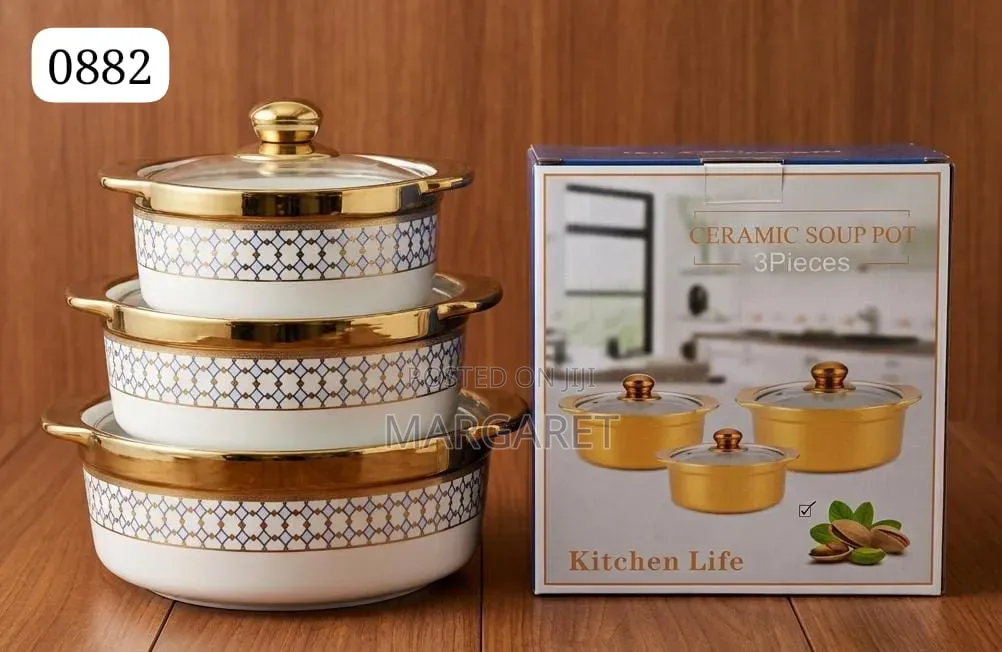 Ceramic 3pcs Serving Dish