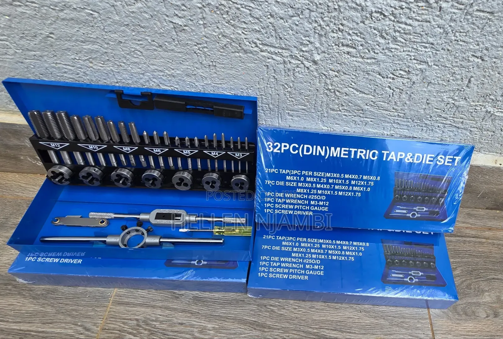 32pc(Din) Metric Tap and Die Set