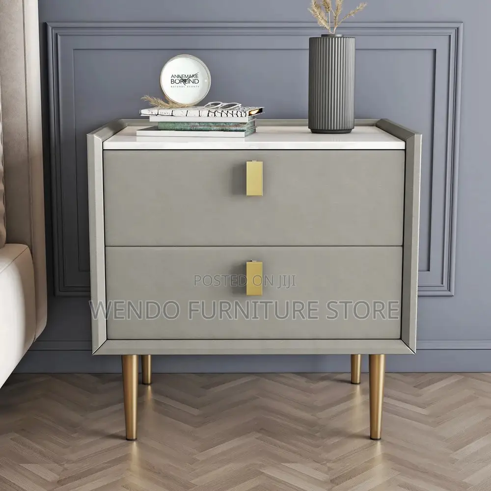 Storage Units; Nightstand With 2 Drawers Bedside Table